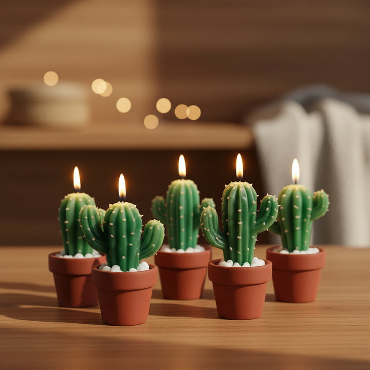 Saculent Candle